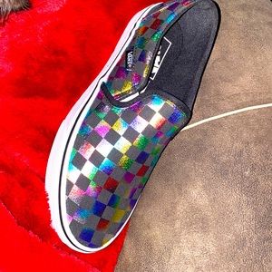 Vans Asher (Iridescent Check)